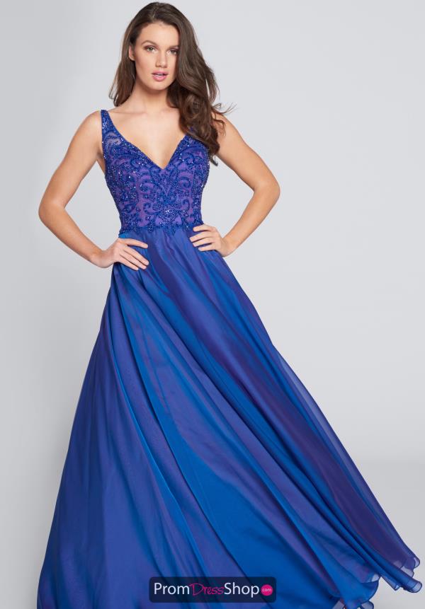 Ellie Wilde Prom V- Neck Dress EW21753