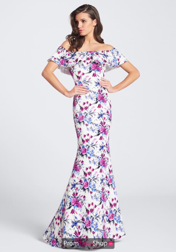 Ellie Wilde Prom Cap Sleeve Dress EW21755