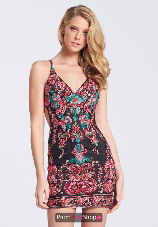 Ellie Wilde Lace Fitted Dress EW21759S