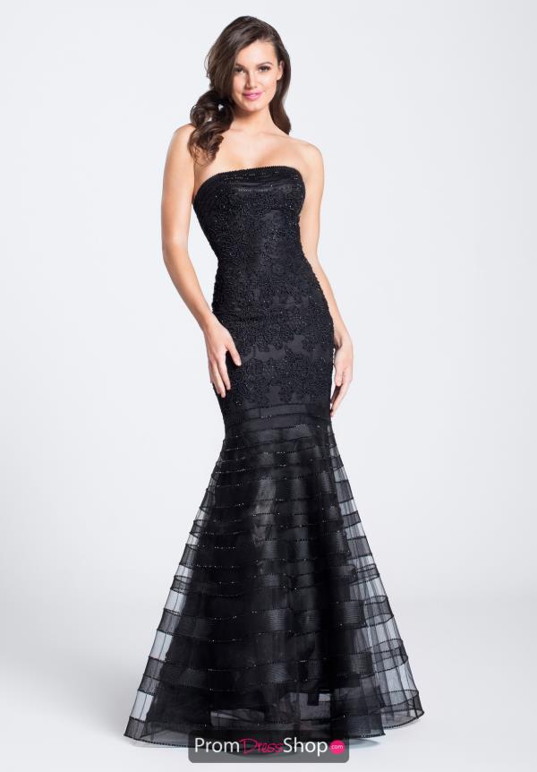 Ellie Wilde Strapless Beaded Dress EW21764