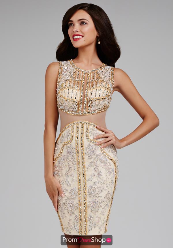 Jovani Cocktail Beaded Short Dress 27607