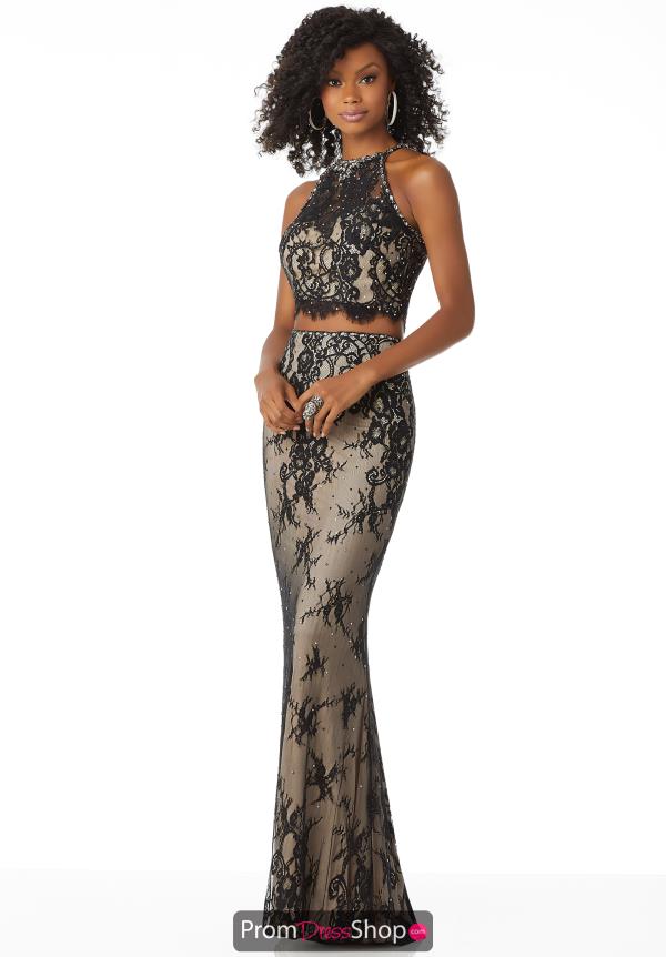 Mori Lee Two Piece Beaded Dress 42113