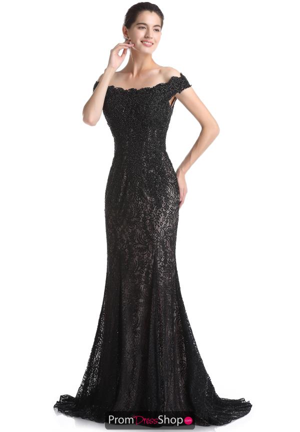 Romance Couture Long Lace Dress RD1761