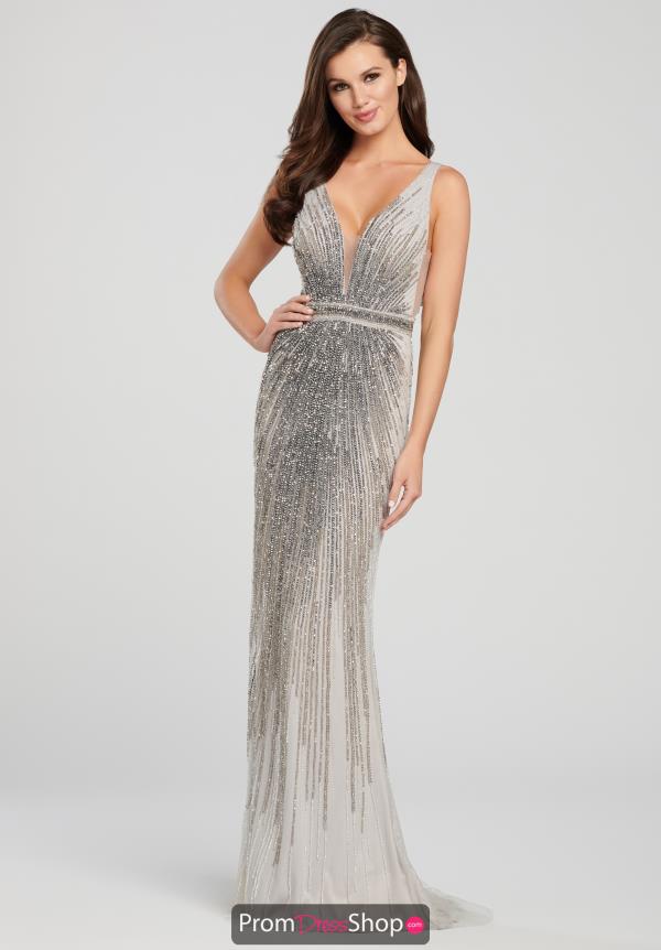 Ellie Wilde Beaded Long Dress EW119017