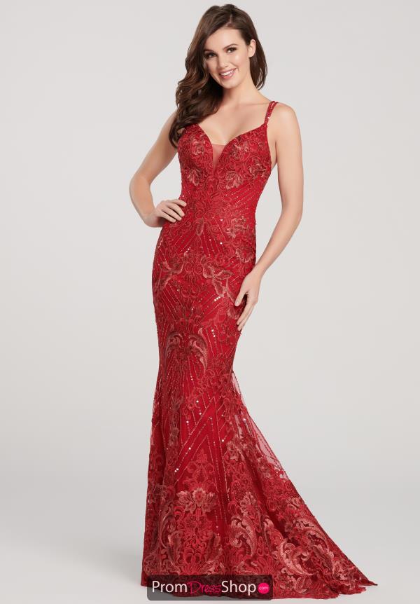 Ellie Wilde Fitted Beaded Dress EW119028