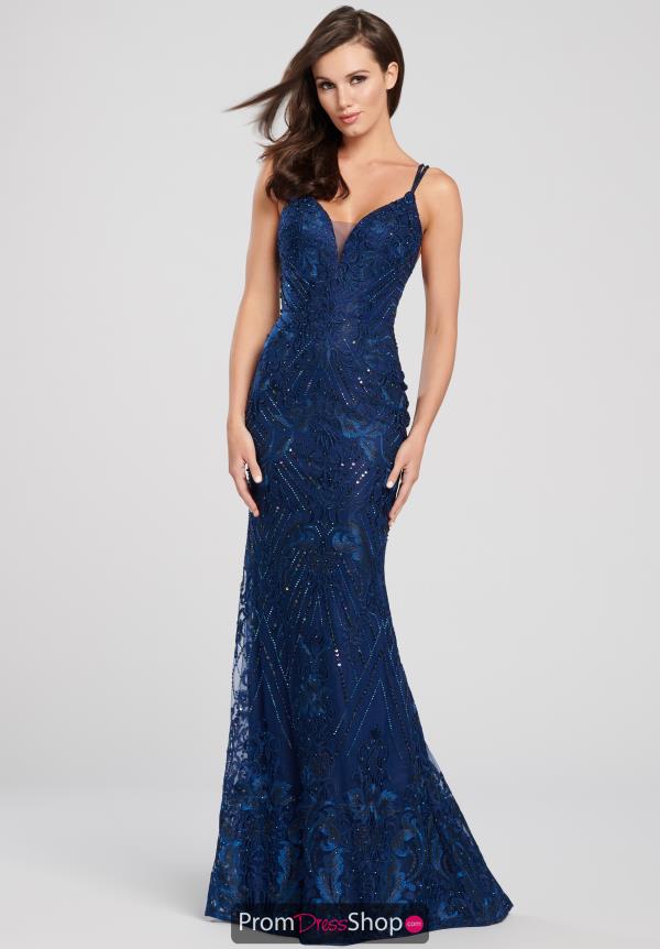 Ellie Wilde Fitted Beaded Dress EW119028