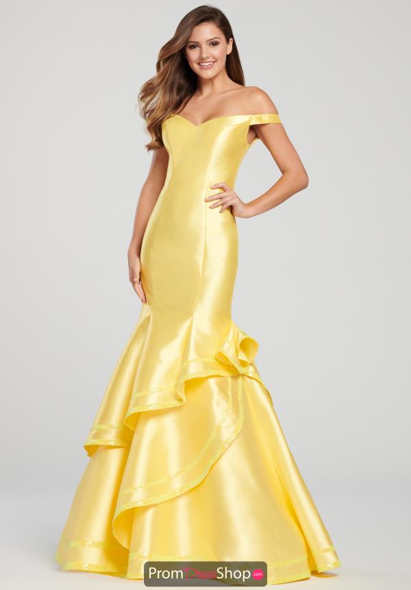 Ellie Wilde Off the Shoulder Mermaid Dress EW119029