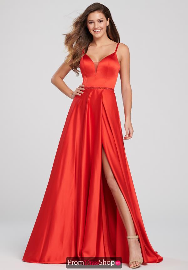 Ellie Wilde Sexy Back Long Dress EW119030