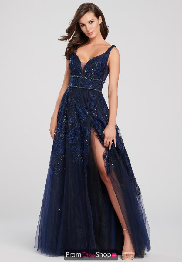 Ellie Wilde V-Neck Lace Dress EW119035