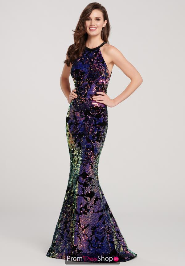 Ellie Wilde Long Fitted Dress EW119040