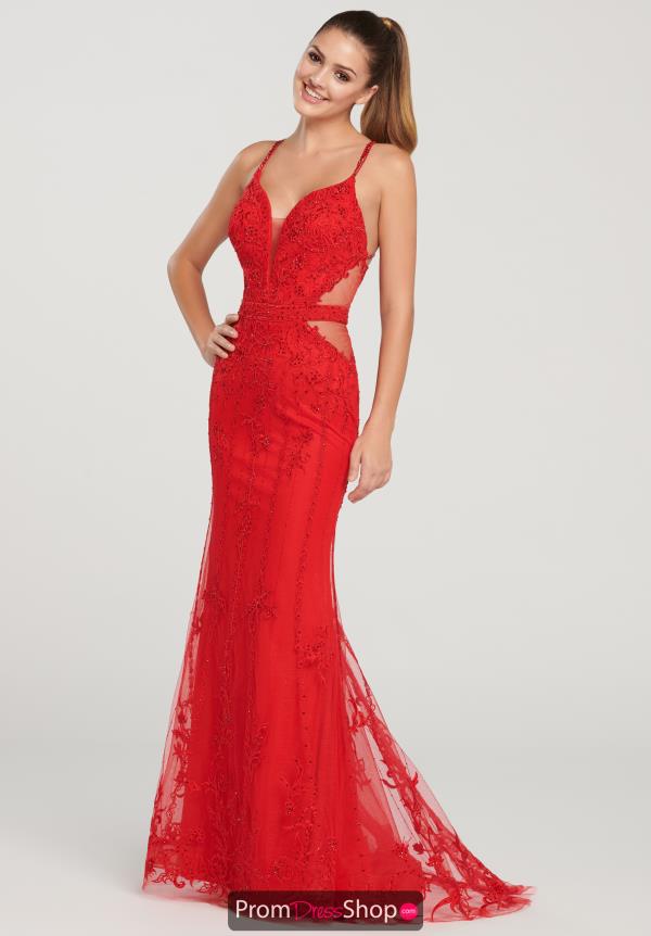 Ellie Wilde Lace Fitted Dress EW119047