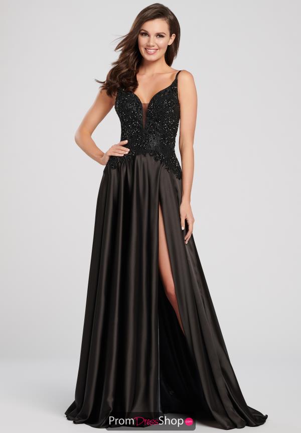Ellie Wilde V-Neck Beaded Dress EW119048