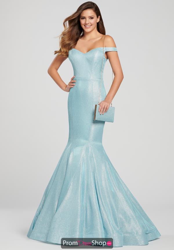 Ellie Wilde Cap Sleeve Long Dress EW119061