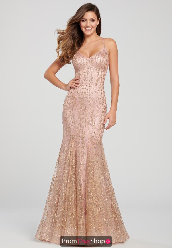 Ellie Wilde Beaded Long Dress EW119068