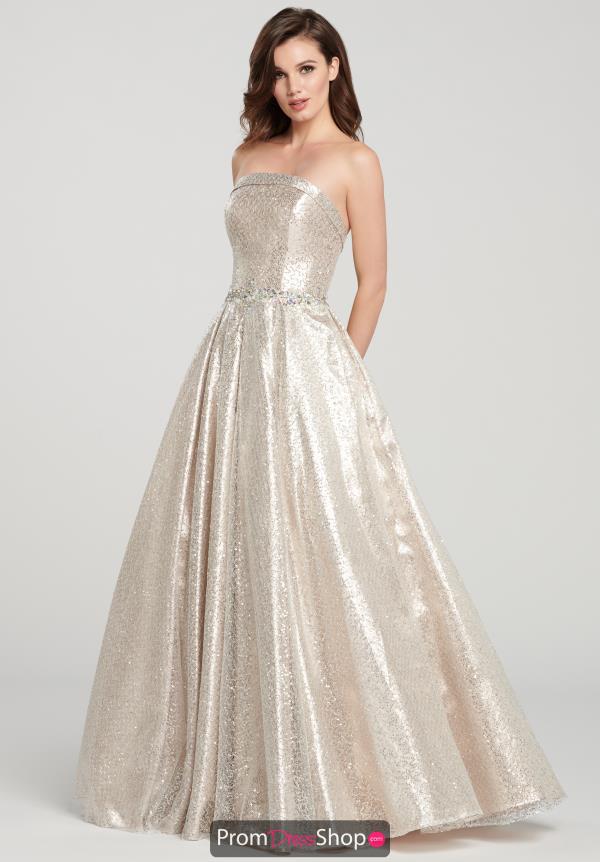 Ellie Wilde Sequins Full Figured Dress EW119078