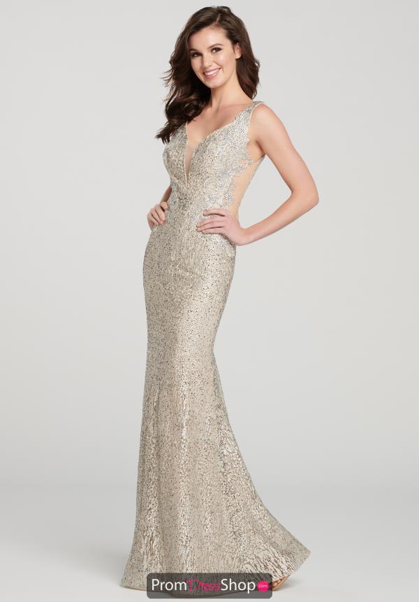 Ellie Wilde Beaded Long Dress EW119080