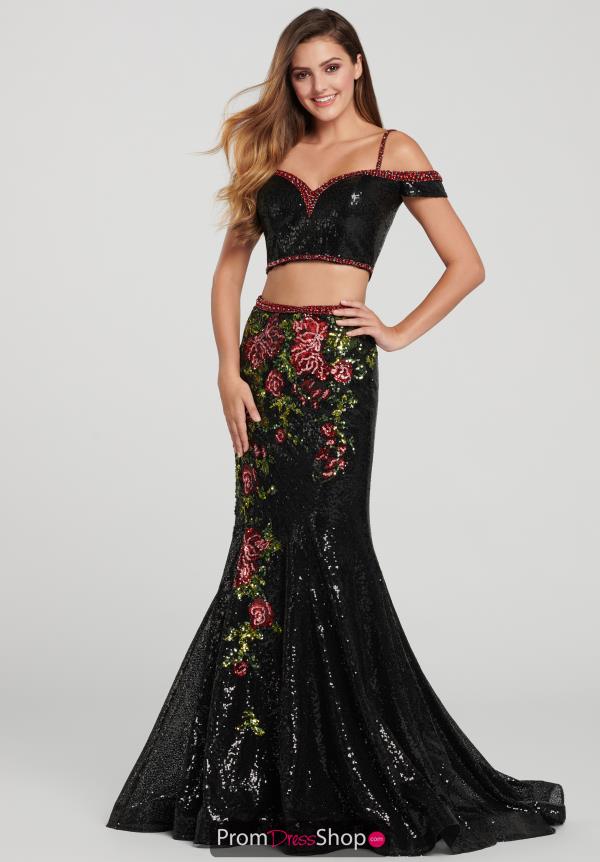 Ellie Wilde Cap Sleeve Mermaid Dress EW119086