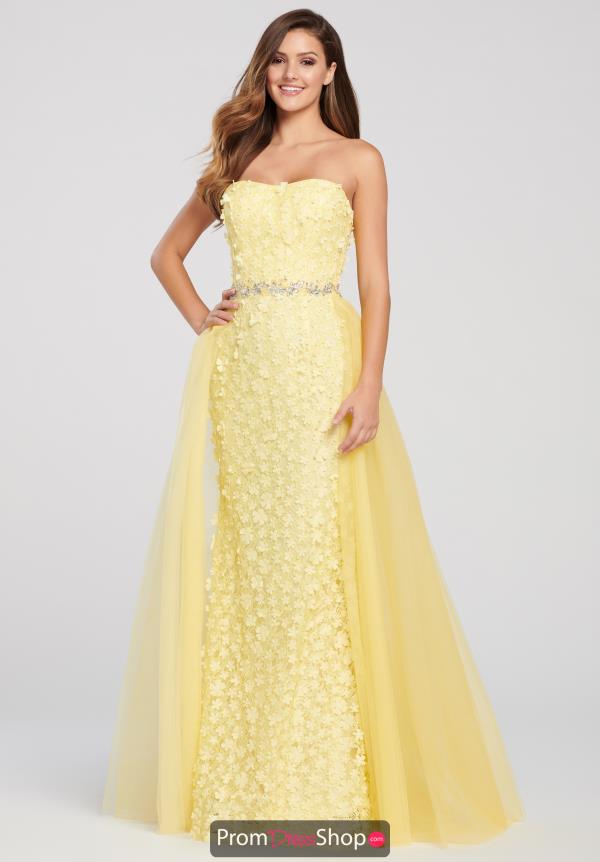 Ellie Wilde Strapless Fitted Dress EW119098