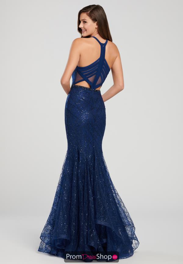 Ellie Wilde Sexy Back Mermaid Dress EW119101