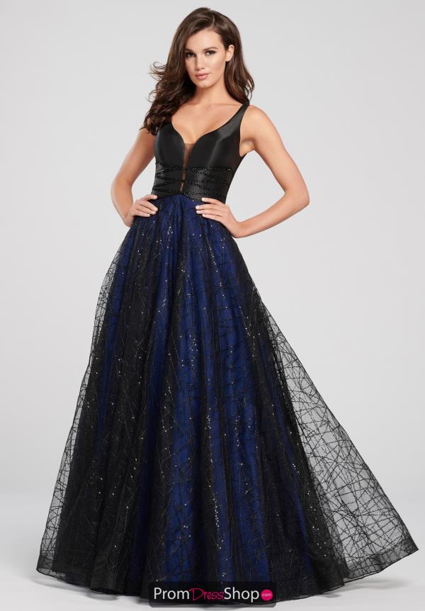 Ellie Wilde Full Figured Sequins Dress EW119102