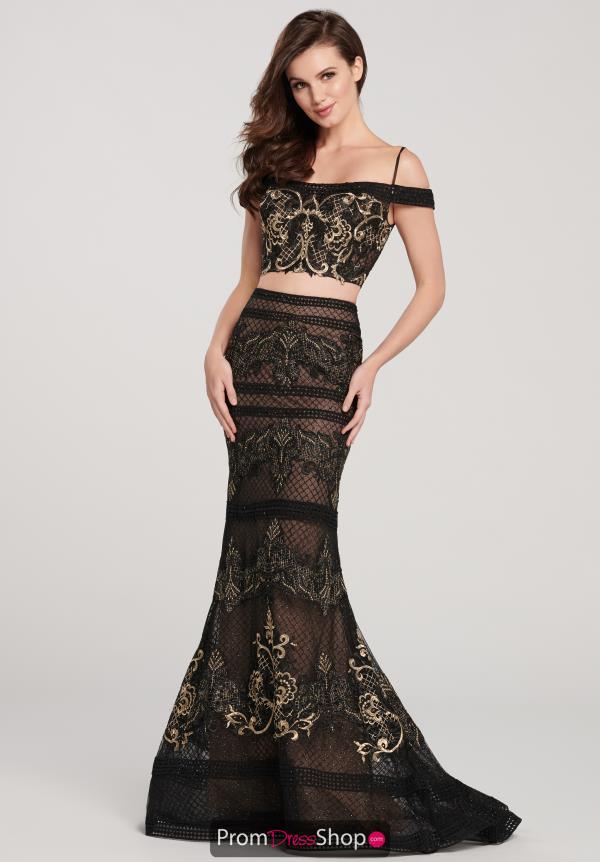 Ellie Wilde Two Piece Cap Sleeve Dress EW119118