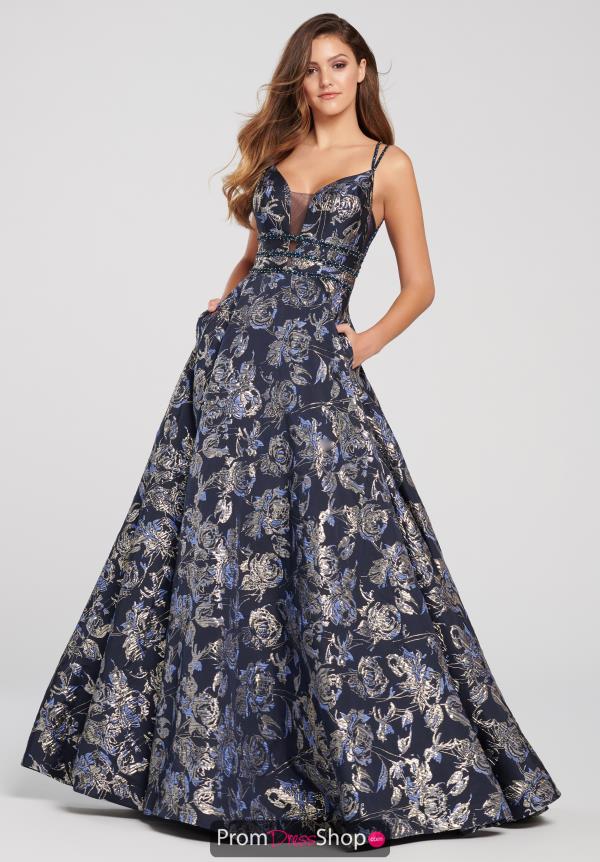 Ellie Wilde Beaded Long Dress EW119125
