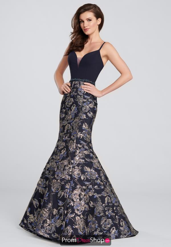 Ellie Wilde Sexy Back V-Neck Dress EW119127