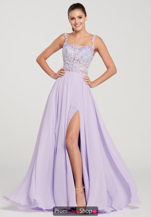 Ellie Wilde A Line Chiffon Dress EW119135