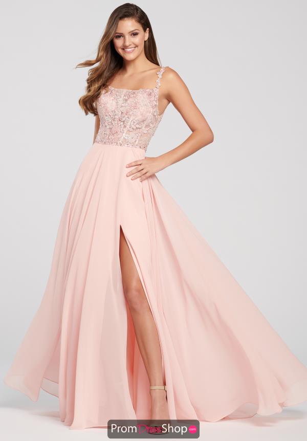 Ellie Wilde A Line Chiffon Dress EW119135