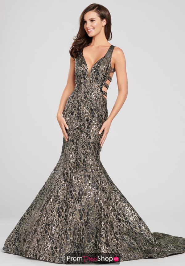 Ellie Wilde Mermaid Sexy Back Dress EW119136
