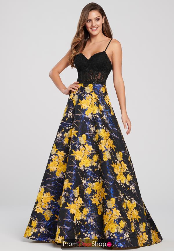 Ellie Wilde A Line Beaded Dress EW119145
