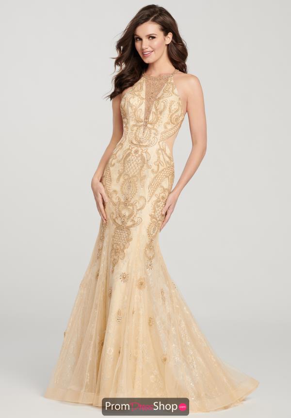 Ellie Wilde Open Back Mermaid Dress EW119148