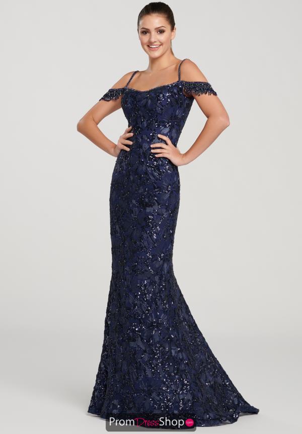 Ellie Wilde Off the Shoulder Mermaid Dress EW119157