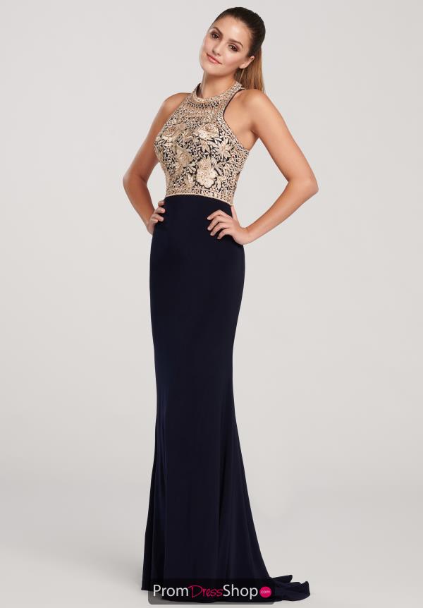 Ellie Wilde Jersey Long Dress EW119167
