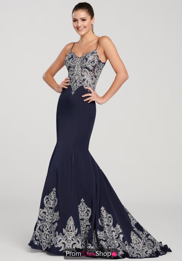 Ellie Wilde Beaded Mermaid Dress EW119168