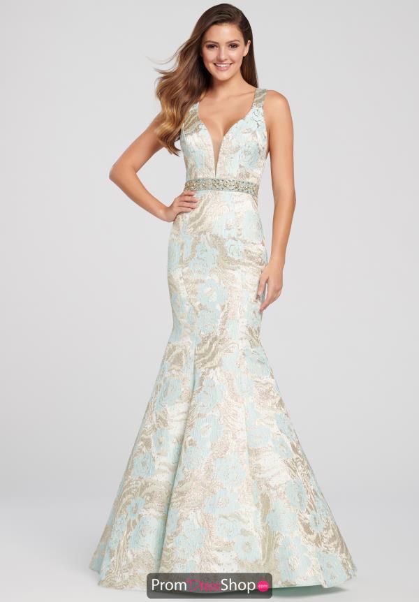Ellie Wilde Beaded Long Dress EW119170
