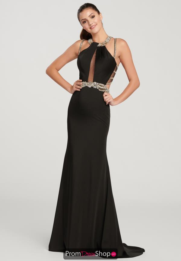 Ellie Wilde Sexy Back Fitted Dress EW119177