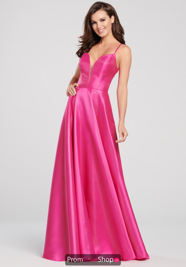 Ellie Wilde Sexy Back Long Dress EW119181