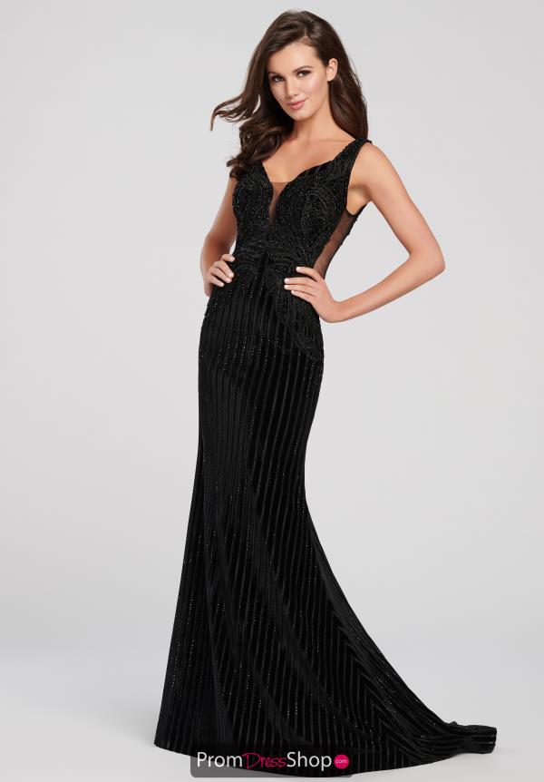 Ellie Wilde V-Neck Lace Dress EW119187