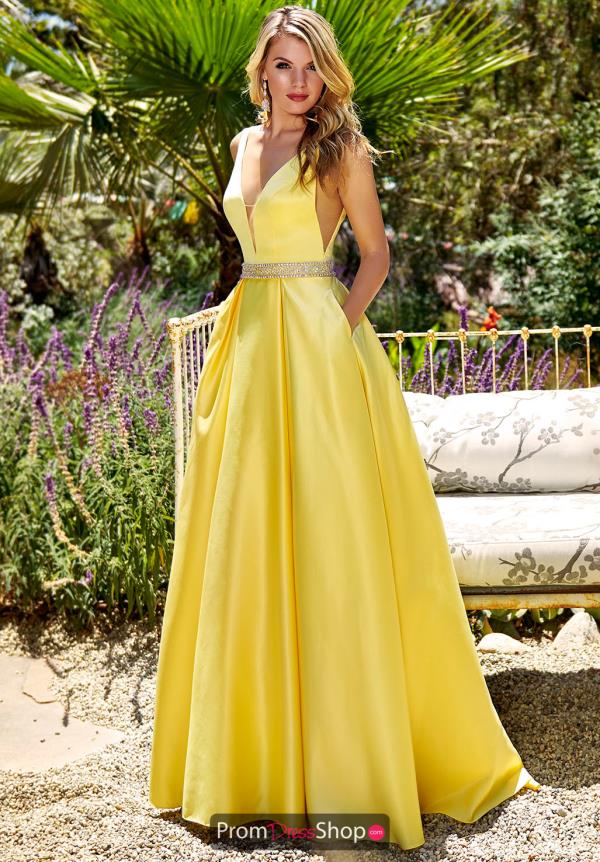 Splash Elegant Satin A-Line Gown K119