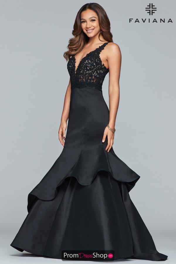Faviana V- Neckline Mermaid Dress S10242