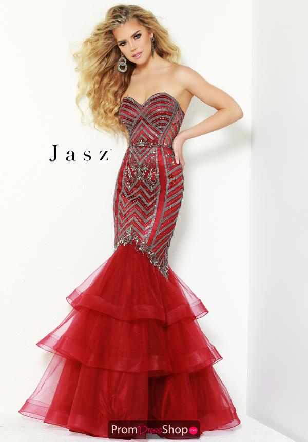 Jasz Couture Strapless Mermaid Dress 6429