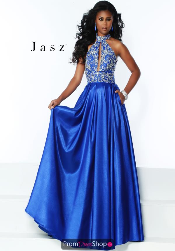 Jasz Couture Sophisticated A-Line Dress 6516