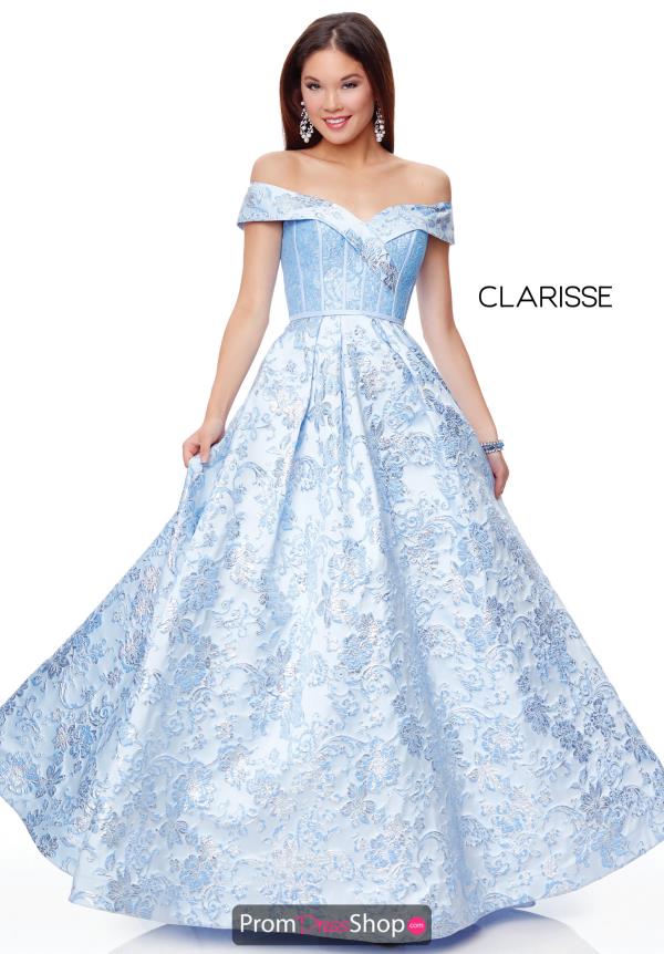 Clarisse Off the Shoulder A Line Dress 3872