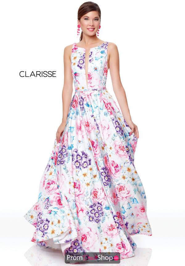 Clarisse Full Figured Long Dress 3874
