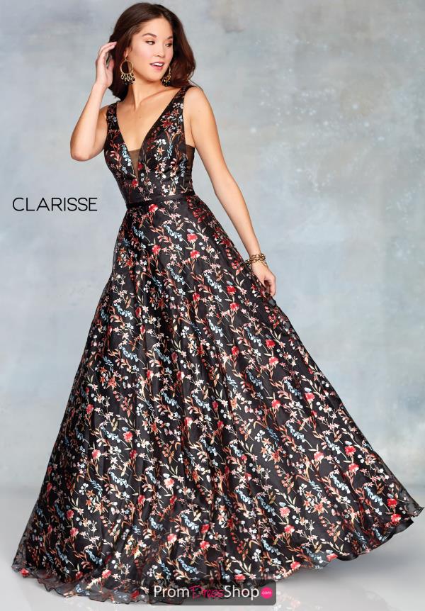 Clarisse Full Figured V-Neck Dress 3804