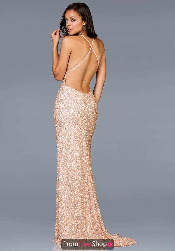 Scala Fitted Long Dress 48938