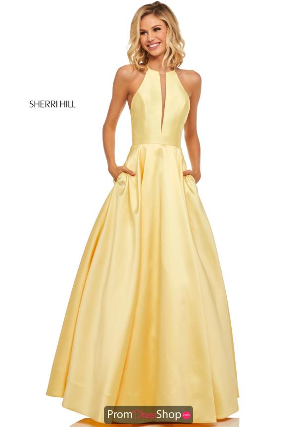 Sherri Hill Halter Full Figured Dress 52583