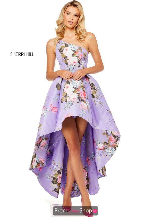 Sherri Hill High Low Full Figured Dress 52489