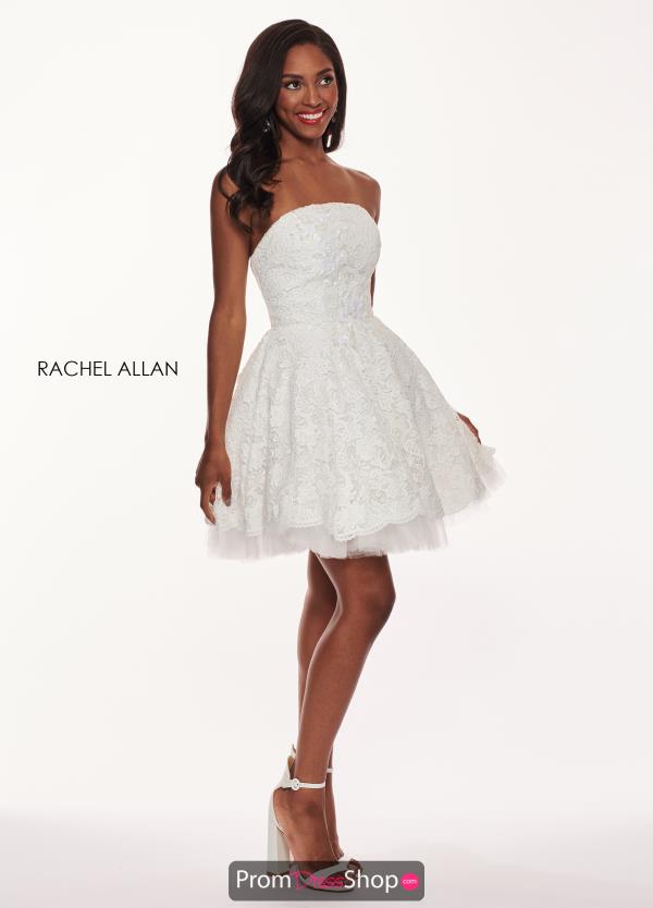 Rachel Allan Strapless Short Dress L1231